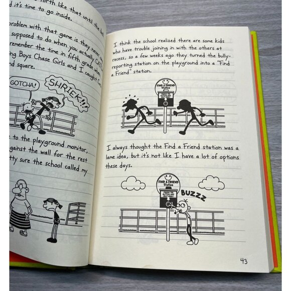 Diary of a Wimpy Kid Book Lot of 3 Hard Luck 3rd Wheel Old School Jeff Kinney HC - Picture 9 of 10